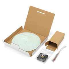 20cm Round Toughened Glass Clock