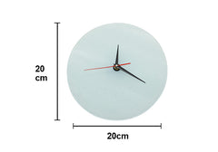 20cm Round Toughened Glass Clock