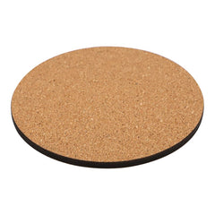 Round MDF Cork Backed Coaster