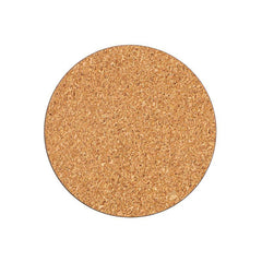 Round MDF Cork Backed Coaster