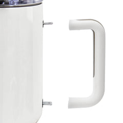 Mega 40oz Travel Mug with Plastic Handle - White