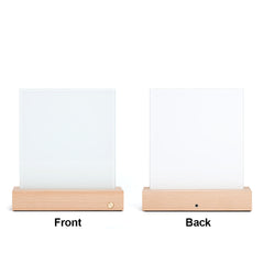 Glass Photo panel with LED Base