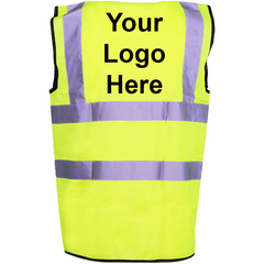 100 x Hi-Vis Vest Bundle inc front & rear print