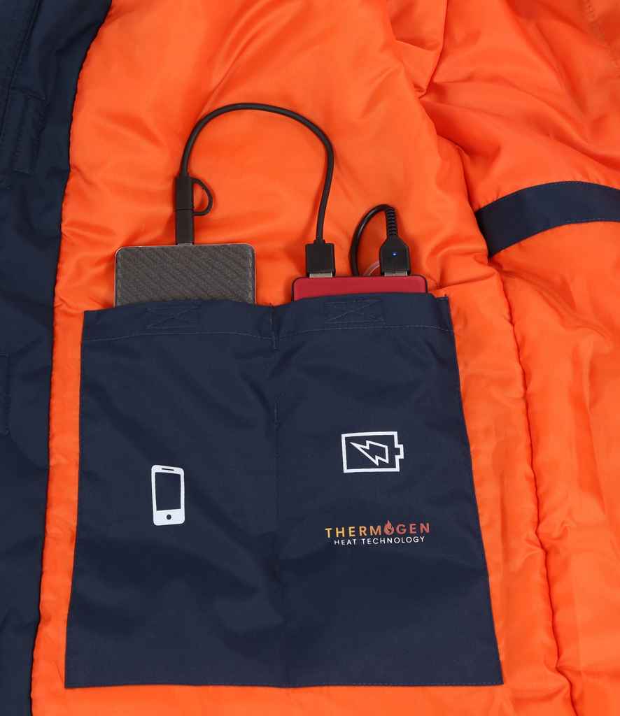 RG700 Navy/Magma Orange Detail