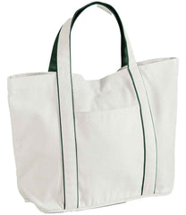 W950 Soft White/Bottle Green Front