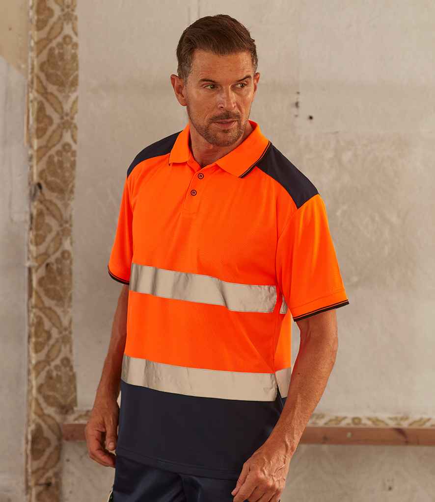 YK017 Orange/Navy Model