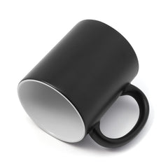 11oz Colour Changing Matte Mug Black