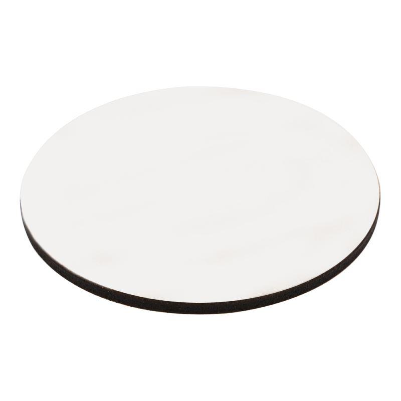 Round MDF Cork Backed Coaster