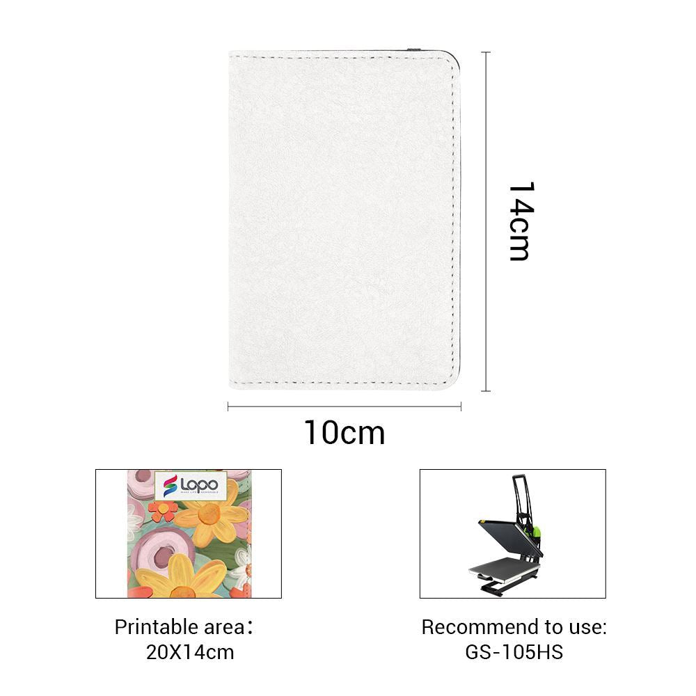 Poly PU Passport Cover - White
