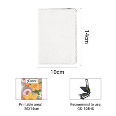 Poly PU Passport Cover - White
