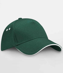 BB15C Bottle Green/White Front