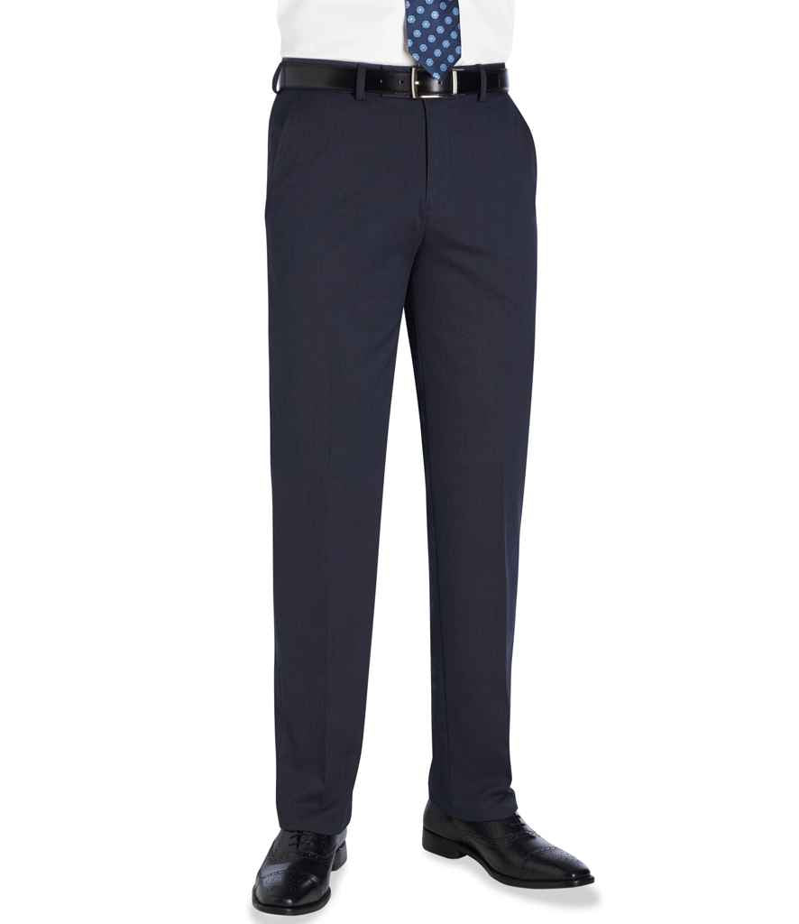 BK211 Navy Pindot Front