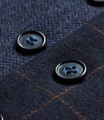 BK521 navy check Detail
