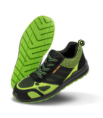 RS458 Neon Green/Black Front