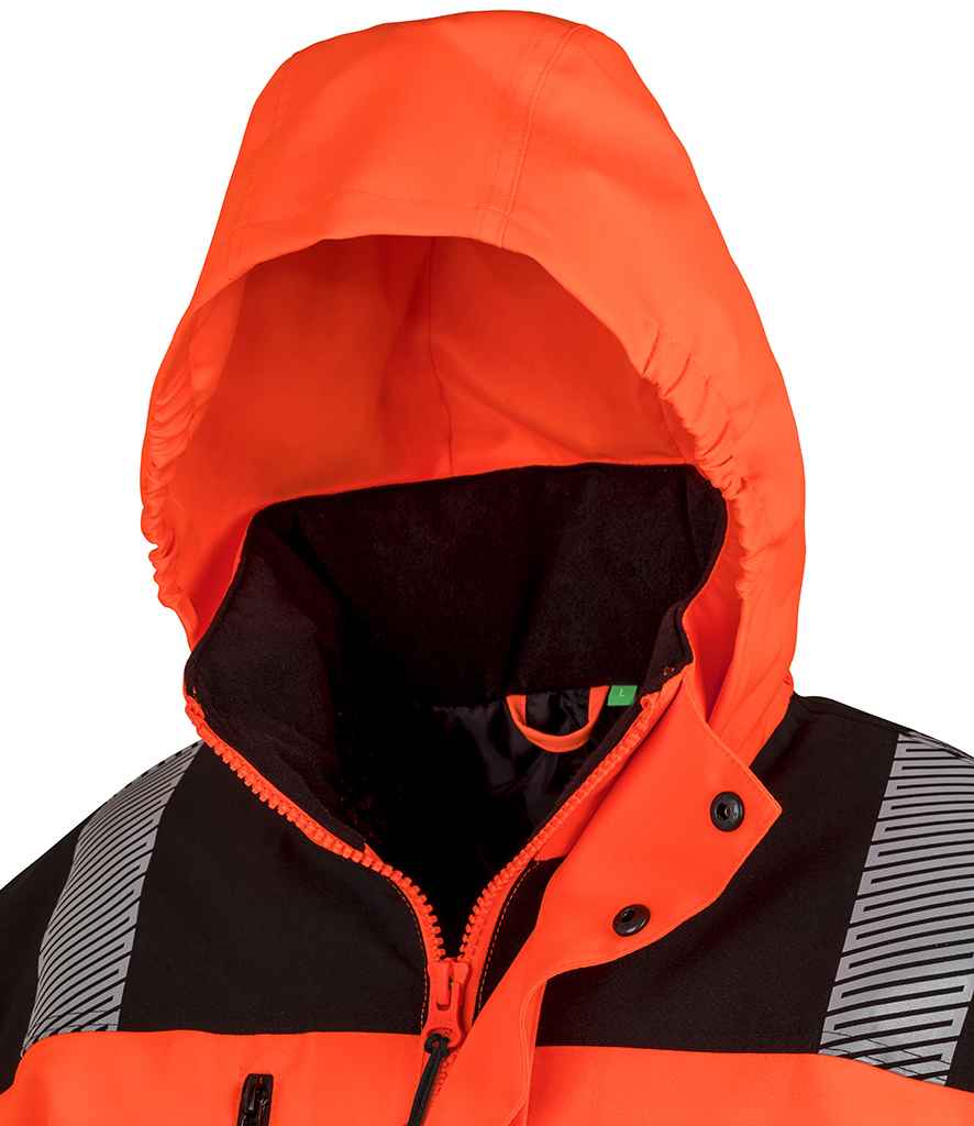 RS475 Fluorescent Orange/Black Detail