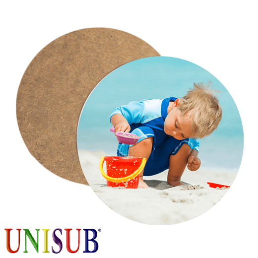 UniSub Round Hardboard Coaster