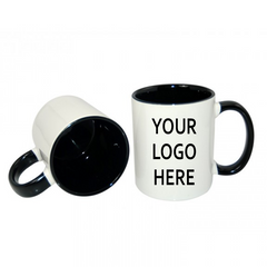 Black coloured Inner & Handle Mug