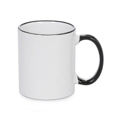 Coloured Rim & Handle Mug Multi-choice colour options -  *From £2.10 ex vat