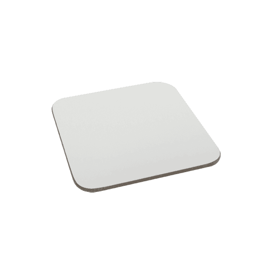 Fabric 5mm Square coaster - 9 x 9 cm