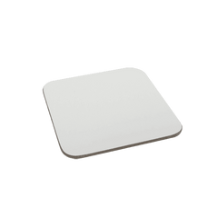 Fabric 5mm Square coaster - 9 x 9 cm