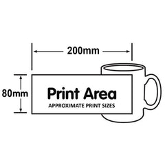 Coloured Rim & Handle Mug Multi-choice colour options -  *From £2.10 ex vat