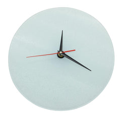 20cm Round Toughened Glass Clock