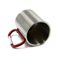 8oz Stainless steel carabiner mug